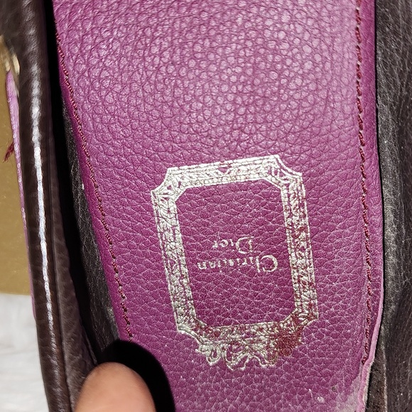 Dior Magenta Cannage Leather Tassel Detail Slip On Loafers - Picture 4 of 9